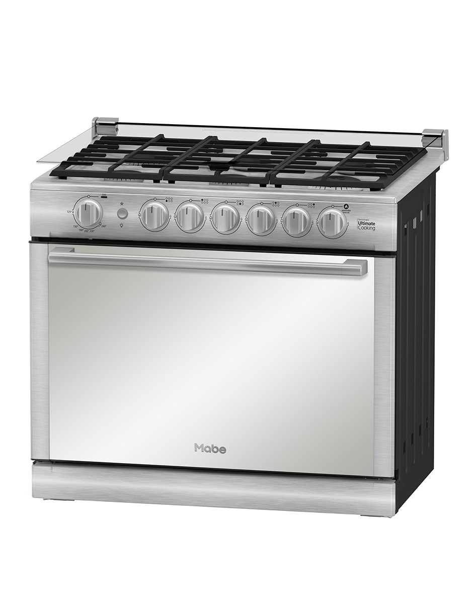 Combo estufa empotrable a Gas LP 79.2 cm XOC80790CMP80BSS de 6 quemadores