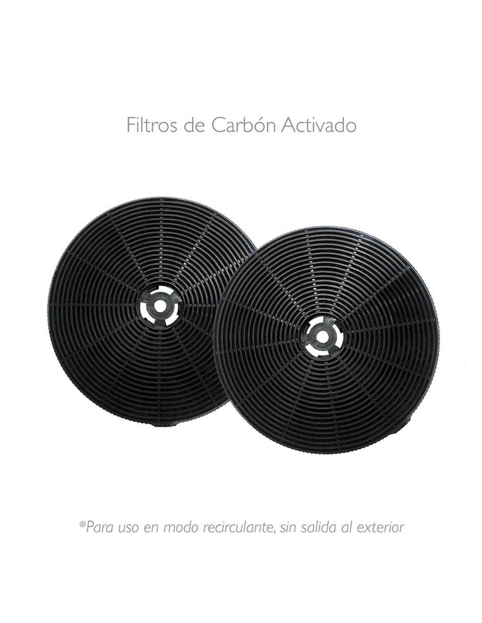Campana plana ch milan 60 de acero inoxidable 8