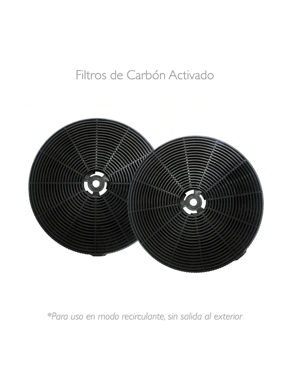 Campana plana isola milan 30 de acero inoxidable 9